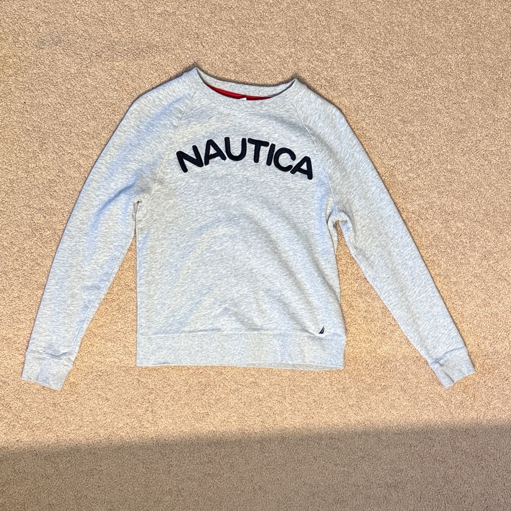 Nautica Heather Gray Crewneck